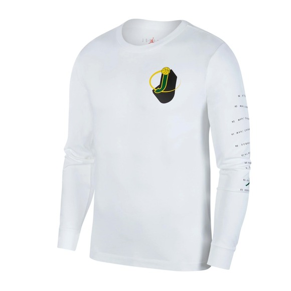 Jordan Other - New Jordan Air Jordan 10 Sz Medium Men's Long Sleeve T-Shirt White CT0735-100